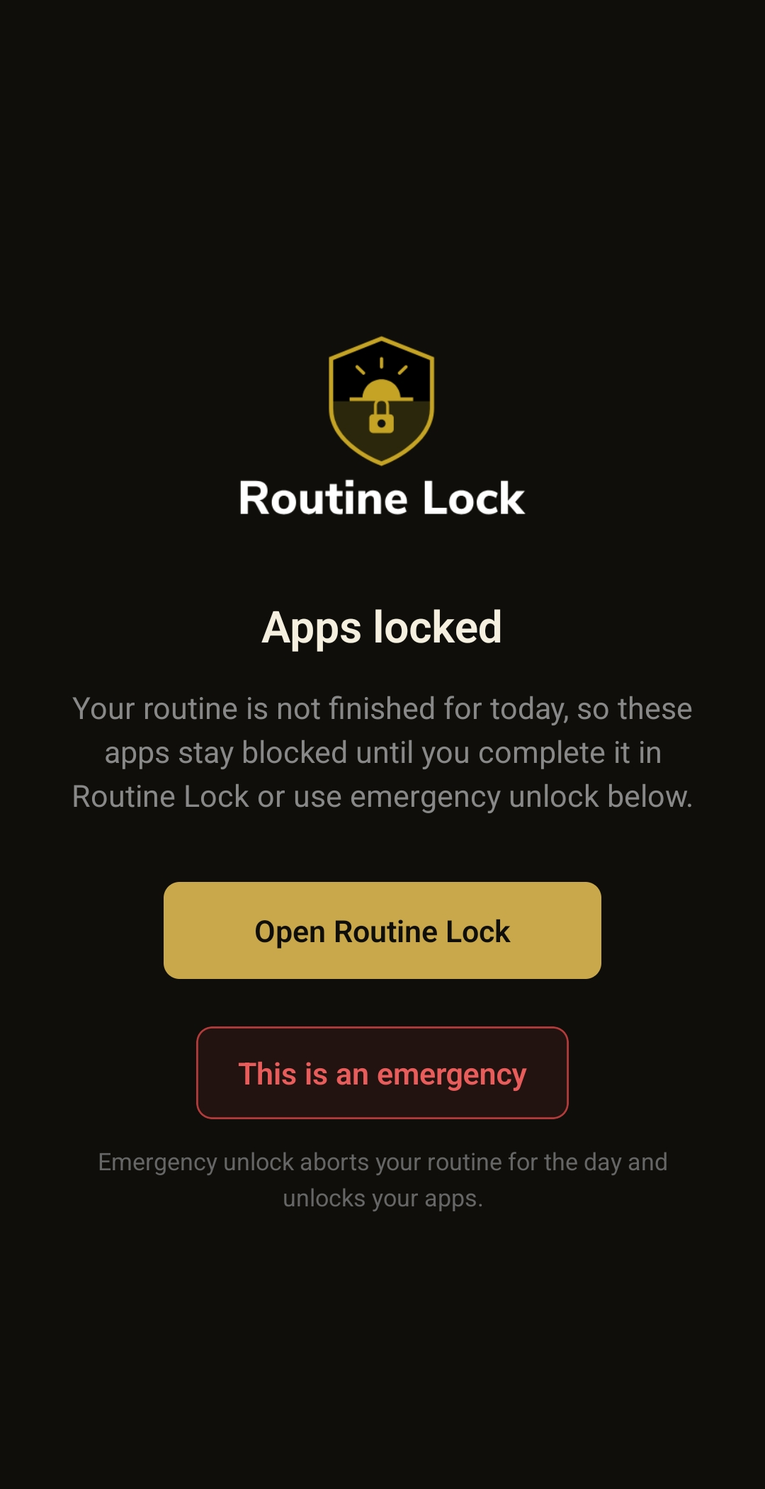 Lock In Morning Routine Routine Lock — Own your morning before your phone owns you